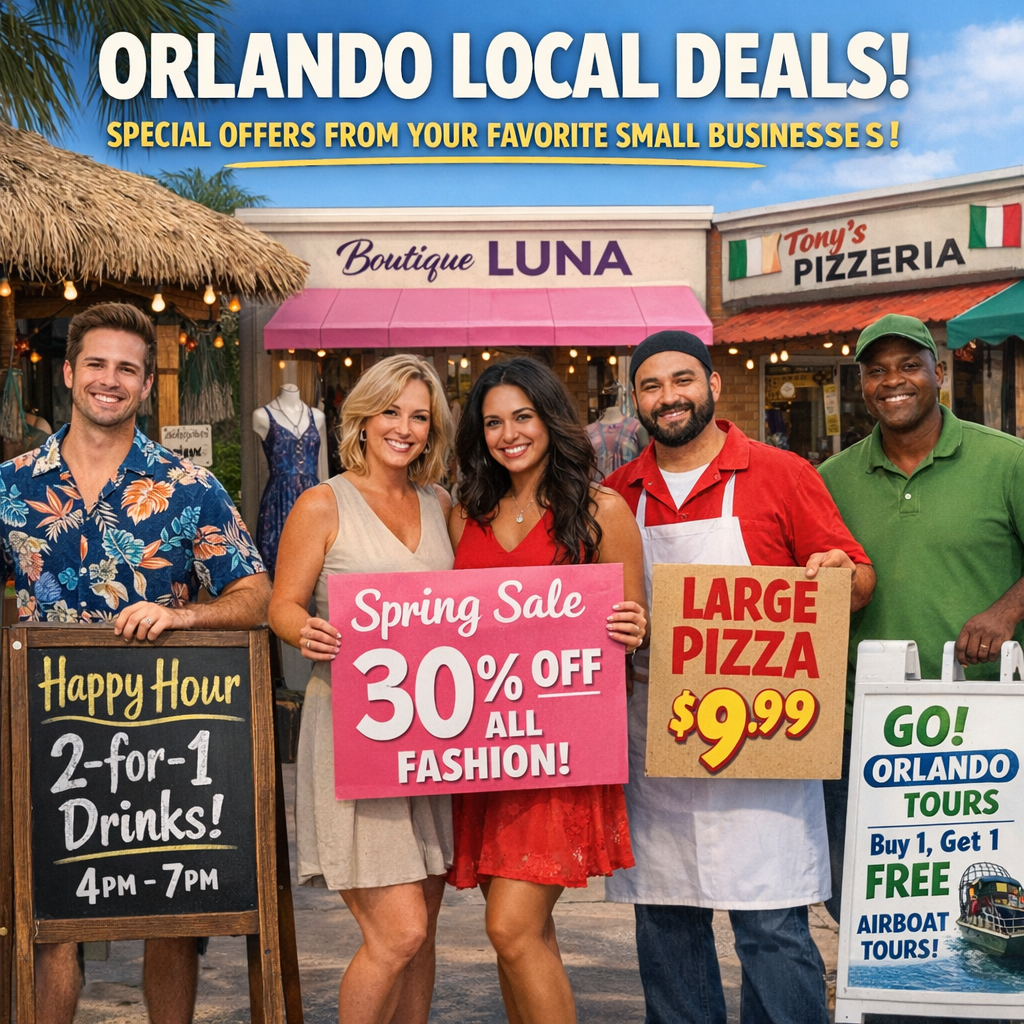 Discover Exclusive Deals at Orlando’s Premier Local Businesses